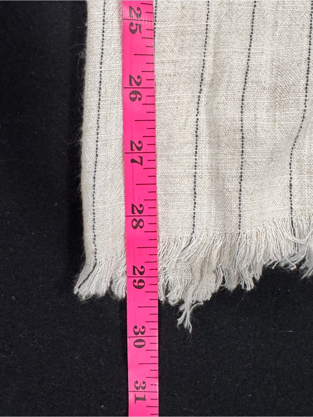 Pink Lily Cream Wide-Leg Linen Blend Pants - Picture 11 of 11